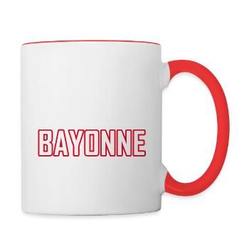 Everything that happens in BAYONNE stays in BAYONNE - Contrasting Mug - white/red - Right