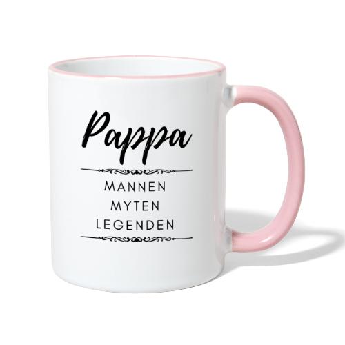 Pappa - mannen myten legenden - Tofarget kopp