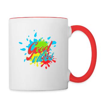 Vibes - Contrasting Mug - white/red - Right
