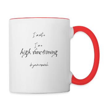 Sherlock - Mug contrasté - blanc/rouge - Droite
