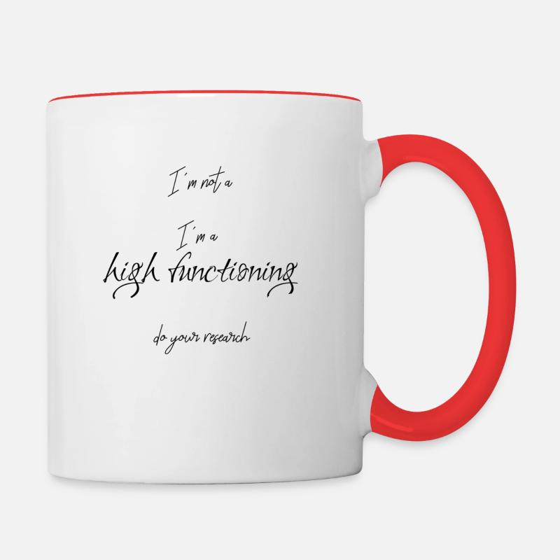 Sherlock - Contrasting Mug - white/red