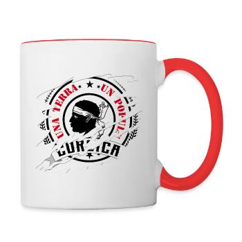 Corsica - Tasse zweifarbig - Weiß/Rot - Rechts
