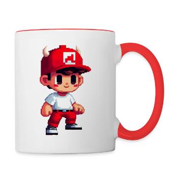 Small Feria - Contrasting Mug - white/red - Right
