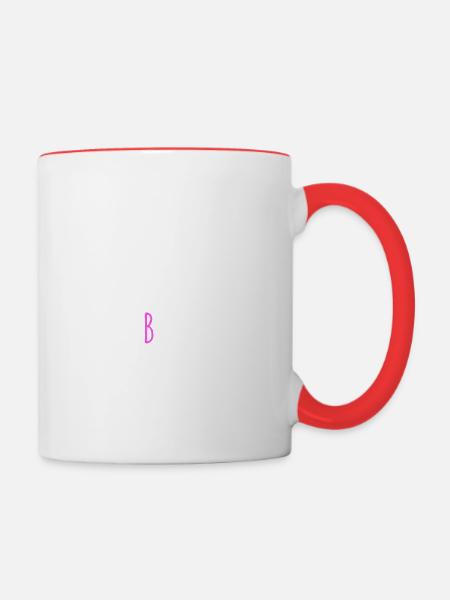 Call me Baby - Tasse zweifarbig - Weiß/Rot