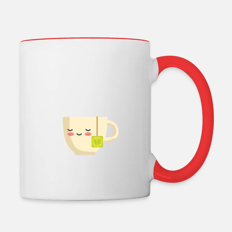 Tea - Contrasting Mug - white/red