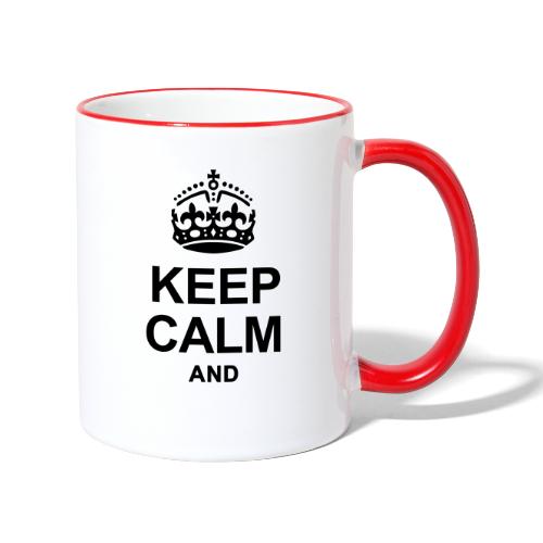 KEEP CALM - Contrasting Mug