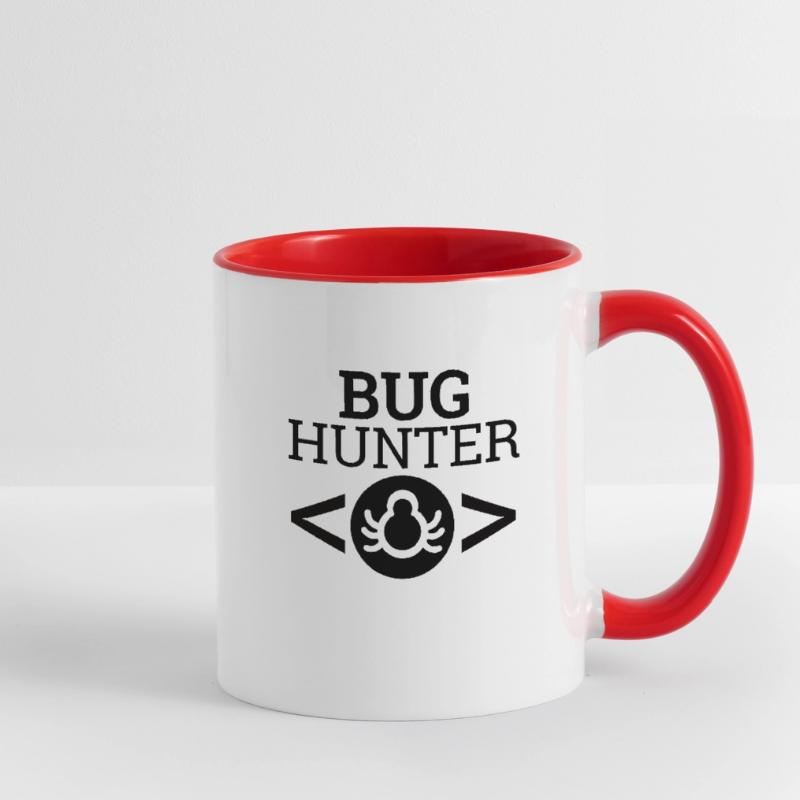 "Bug Hunter" | Computer Science, Programmer Contrasting Mug