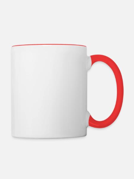 Magnolia Farms Texas Waco Geschenkidee - Tasse zweifarbig - Weiß/Rot