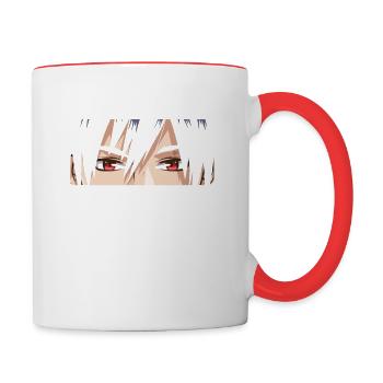 Anime Manga Baka Waifu Kawaii Japan Geschenkidee - Tasse zweifarbig - Weiß/Rot - Rechts