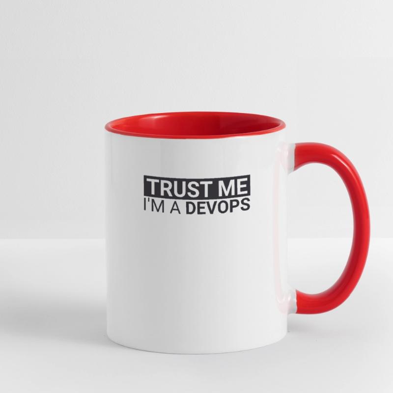 DevOps Trust | Software Development" Contrasting Mug