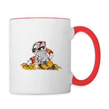 Sport, Wiltsch, Cool, Suisse, - Mug contrasté - blanc/rouge - Droite