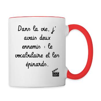 Kaameløtt - Réplique Culte - Citation Drôle - Mug contrasté - blanc/rouge - Droite