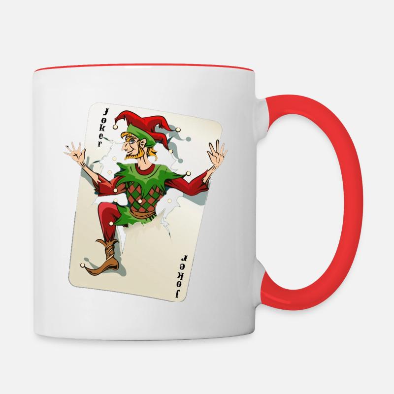 JOKER - Mug contrasté - blanc/rouge