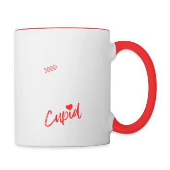That's beyond brave its more what rhymes with Cup. - Tasse zweifarbig - Weiß/Rot - Rechts