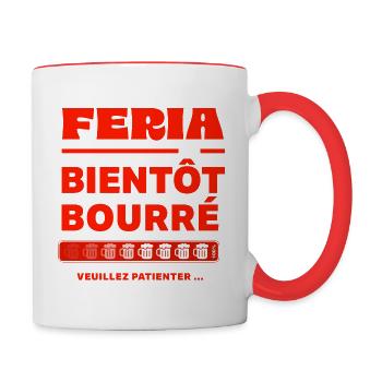 Humour Fair - Contrasting Mug - white/red - Right