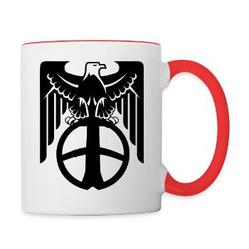 Sondler probe eagle with coil - Contrasting Mug - white/red - Right