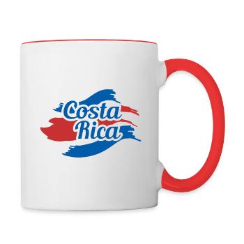Costa Rica - Contrasting Mug - white/red - Right