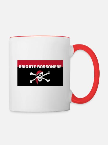 brigades rossonere - Contrasting Mug - white/red