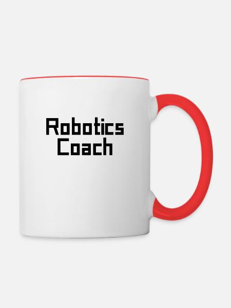 ROBOTICS : Robotics Coach - Tasse zweifarbig - Weiß/Rot