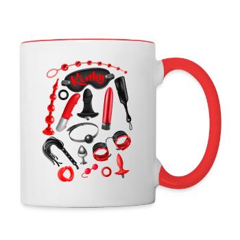 Kinky - Tasse zweifarbig - Weiß/Rot - Rechts