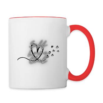 Self Love Club - Tasse zweifarbig - Weiß/Rot - Rechts