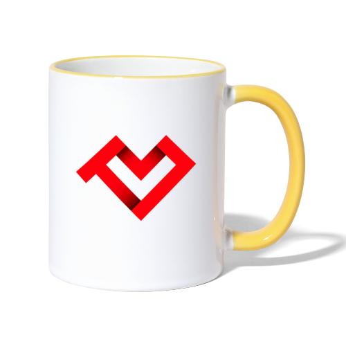 Technikliebe-Logo (groß) - Tasse zweifarbig