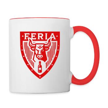 Coat of arms - Contrasting Mug - white/red - Right