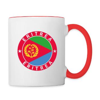 Eritrea - Contrasting Mug - white/red - Right