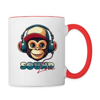 Sound Love - Contrasting Mug - white/red - Right