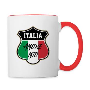 Italy - Contrasting Mug - white/red - Right