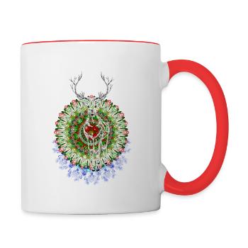 2022 Christmas 01 - Contrasting Mug - white/red - Right