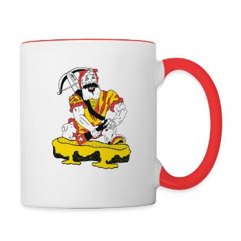 Chäsbrätel WILTSCH 2 22 Actualités de la boutique - Mug contrasté - blanc/rouge - Droite