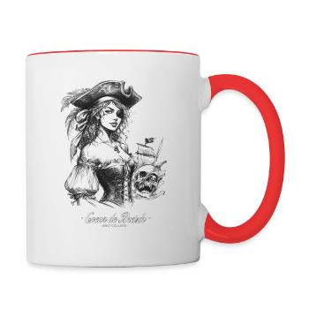 Miss Morgane - Saint-Coulomb - Coeur de Breizh - Contrasting Mug - white/red - Right