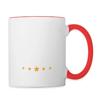 Vintage 2003 20Ans Anniversaire Cadeau Homme Femme - Mug contrasté - blanc/rouge - Droite