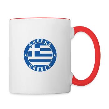 Greece - Contrasting Mug - white/red - Right