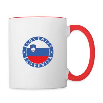 Slovenia - Contrasting Mug - white/red - Right