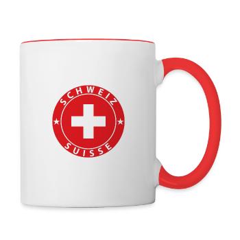 Switzerland - Contrasting Mug - white/red - Right