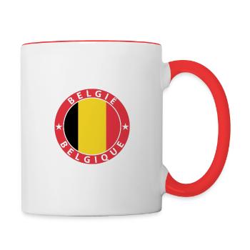 Belgium - Contrasting Mug - white/red - Right