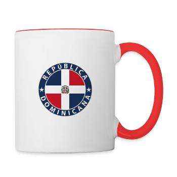 Dominican Republic - Contrasting Mug - white/red - Right