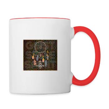 Spirit DREAM CATCHER - Mug contrasté - blanc/rouge - Droite
