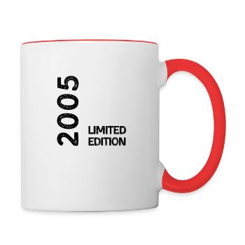2005 limited edition - Mug contrasté - blanc/rouge - Droite