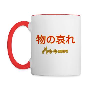 Mono no aware 2 - Contrasting Mug - white/red - Left
