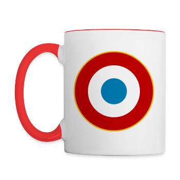 COCARDE FRANCE - AS2010 - Contrasting Mug - white/red - Left