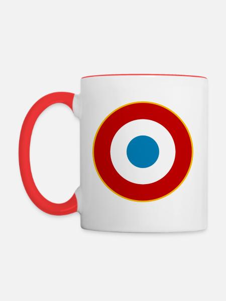 COCARDE FRANCE - AS2010 - Mug contrasté - blanc/rouge
