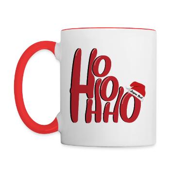 HOHOHO - Contrasting Mug - white/red - Left