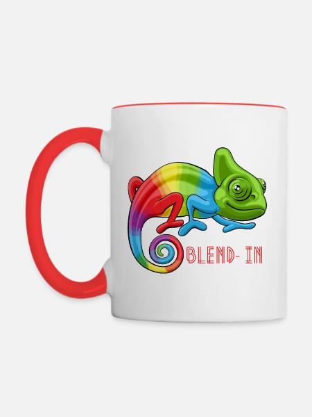 blend-in - Tasse zweifarbig - Weiß/Rot