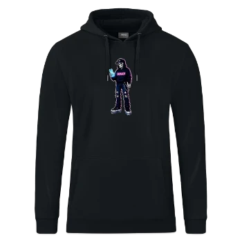 Sarkazzy Szkielet Hacker w streetwearowym swetrze