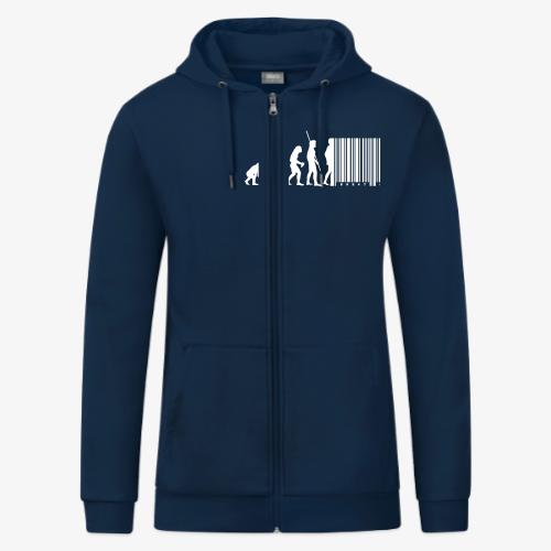Evolution barcode - JAKO Organic Hooded Jacket 