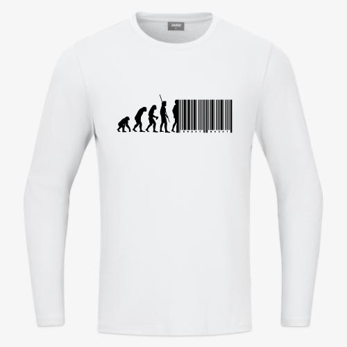 Evolution barcode - JAKO Longsleeve Organic