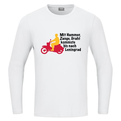 Schwalbe Spruch mit Mann - JAKO Longsleeve Organic